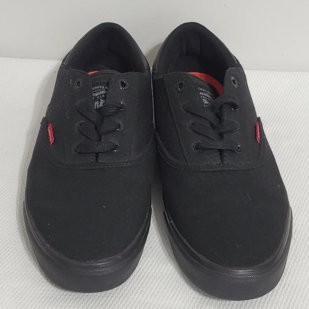 Levi's Black Canvas Sneakers Mens 13